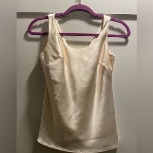 ASOS satin like cream top